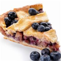 Blueberry Pie · Blueberry filled inside a tasty breaded crust.