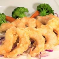 Shrimp Teriyaki (Large) · With onion, broccoli, carrots, miso soup, and white rice.