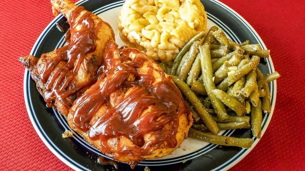 Bbq Chicken · (Includes the Choice of 2 Sides)