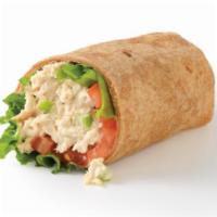 Great White Tuna Wrap · Most popular. Tuna salad, lettuce, and tomato. Served with pickle and potato salad.