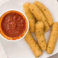 Mozzarella Sticks (6 Pieces) · With a Side of Marinara Sauce