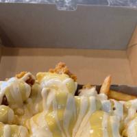 Station Chicken Box  · Four pieces fried strips, french fries, melted cheese, chipotle mayo.