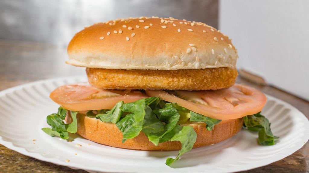 Chicken Sandwich · halal. mayo, ketchup, lettuce, tomato.