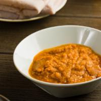 Shiro · Ground chickpeas in a thick sauce. Ethiopian vegetarian dish, vegan as they are prepared for...