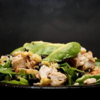 Corn Salad · Lettuce, Corn, Beans, Avocado, Añejo Cheese, Dressing, and Any Meat