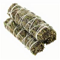Mugwort Sage · This sage torch is 4” in size. This natural sage is mixed with mugwort. It is best used for ...