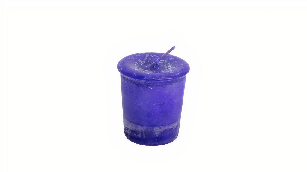 Reiki Votive Candles: Patchouli · Energize your magick of passion and manifestation with this Patchouli votive.

Dimensions: 2 inches (height) x 1.5 in (diameter)