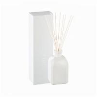 Reed Diffuser: White Tea & Ginger · Each Reed Diffuser comes with a white vessel, black box, and 10 white  felt reeds, 8oz plast...