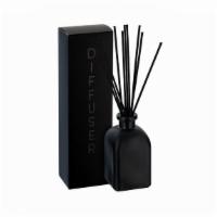 Reed Diffuser: Champagne · Each Reed Diffuser comes with a black vessel, black box, and 10 black  felt reeds, 8oz plast...