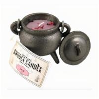 Rose Cauldron Candle · Rose petal infused, and rose scented candle. The wax is within a 4 inch cast iron cauldron.
...