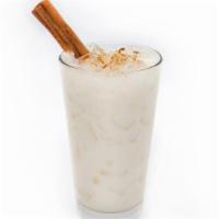 Made Fresh Daily Aguas Frescas (Horchata) · Sweetened rice milk with cinnamon.