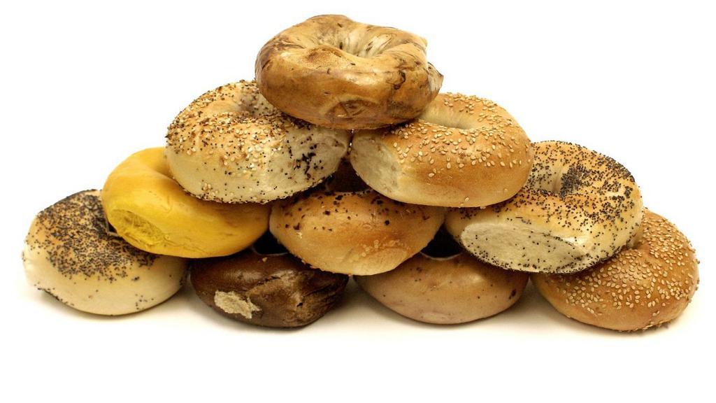Dozen Bagels · Freshly made bagels, baked on premises 

Please indicate the bagels you would like in the notes