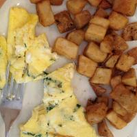 Spinach & Feta Cheese Omelette · 