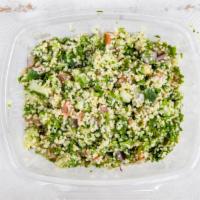 Tabbouleh Salad · Served with pita bread.