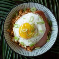 Kimchi Fried Rice · SPAM, fried egg