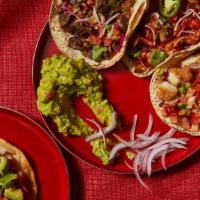 Taco Bar For 9 · 4 tacos per person with your choice of proteins. Served with onion, cilantro, pico de gallo ...
