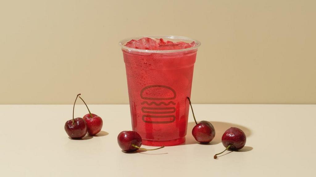 Cherry Hibiscus Lemonade · Real cherry and hibiscus mixed in house with our lemonade