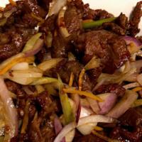 Szechuan Beef · Hot and spicy