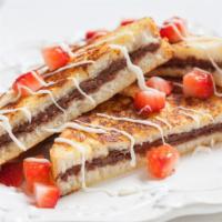 Nutella French Toasts · Nutella flavored French toast!
