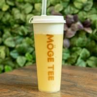 Fresh Mango Tea · Ice blended with fresh mango and Green tea with sweet & salty cheese foam available. cal.308...
