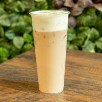 Cheese Milk Black Tea · Classic silky milk tea served with sweet & salty cheese foam (No tapioca in this item, add t...