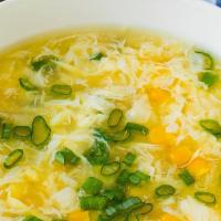 Egg Drop Soup 蛋花汤 · Soup that is made from beaten eggs and broth.