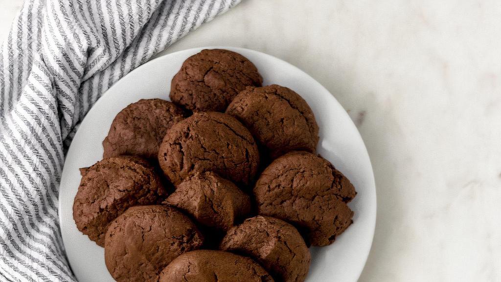 Brown Sugar Cocoa Cookie · This cookie is the base of our chocolate chip cookies with natural black cocoa added, without the chocolate chips.