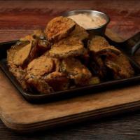 Fried Sweet Pickles · Served with Remoulade Dipping Sauce