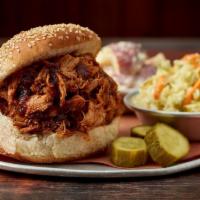 Pulled Bbq Chicken · Slow Smoked with Virgil’s BBQ Sauce