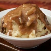 Mashed Potatoes & Gravy · Russet Potatoes Boiled with the Skin on & Mashed with Butter, Milk, Heavy Cream & Seasonings...