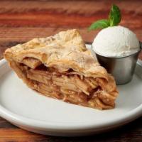 Apple Pie · Baked Fresh Daily in Virgil's Bakery, the Apple Pie is Made with Tart Green Apples, Butter, ...