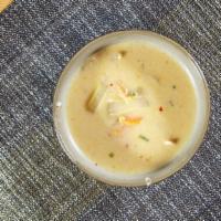 Tom Kha Chicken · Choice of shrimp, chicken or vegetable coconut soup seasoned with aromatic galangal, lime ju...