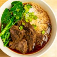 Classic Beef Pho · Vietnamese rice noodles in a beef broth with thinly sliced beef, cilantro, basil, scallions,...