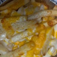 Disco Fries · Mozzarella cheese & gravy.