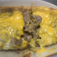 Cheesesteak · Add topping, pepper, onions, mushrooms for an additional charge.
