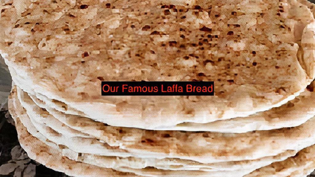 Laffa Bread (1) · Our laffa bread is made in brooklyn