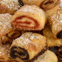 Vegan Rugalach (1) · Classic Ruggalch assortment with cinnamon, chocolate and