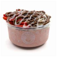 Stupid Cupid- Special Bowl* · Stupid cupid blend (strawberry, banana, coconut milk) topped with granola, strawberry, cacao...