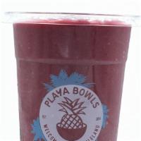 Acai Energy Smoothie 20Oz · Acai, strawberry, banana, apple juice, and coconut milk.