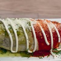 Burritos · rice , beans , lettuce,  sour cream,  cheese and  pico de Gallo burrito with your choice of ...