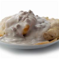 Sausage & Gravy Biscuit
 · Sausage Patty with gravy on a Fresh Baked Biscuit