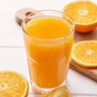 Orange Juice (16 Oz) · Freshly squeezed orange juice.