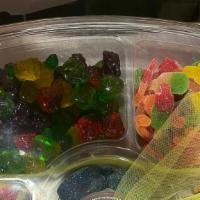Bulk Gummy And Sour Candy Platter (7 Section Tray) · assorted bulk bin gummy and sour candies