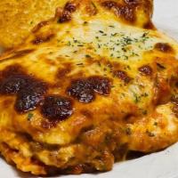Personal Meat Lasagna - Ground Beef  · Ground beef. Include 1 unit Garlic  Bread.