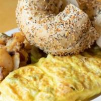 1 Egg Any Style Breakfast Special · With choice of bagel, roll, bialy, or bread with small coffee.