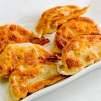 Pot Stickers · Six dumplings fried or steamed with your choice of filling.
