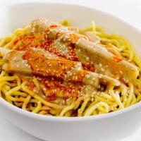 Cold Sesame Noodles · w/o or w/ Chicken.