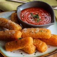 Mozzarella Sticks · 6 piece made with whole milk mozzarella, these creamy cheese sticks are additive-free for lo...