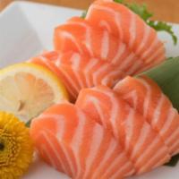Salmon Sashimi Appetizer · 6 pcs salmon sashimi.