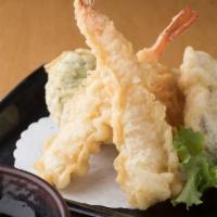 Shrimp Tempura Appetizer (3) · Deep fried shrimp. 3 pieces.